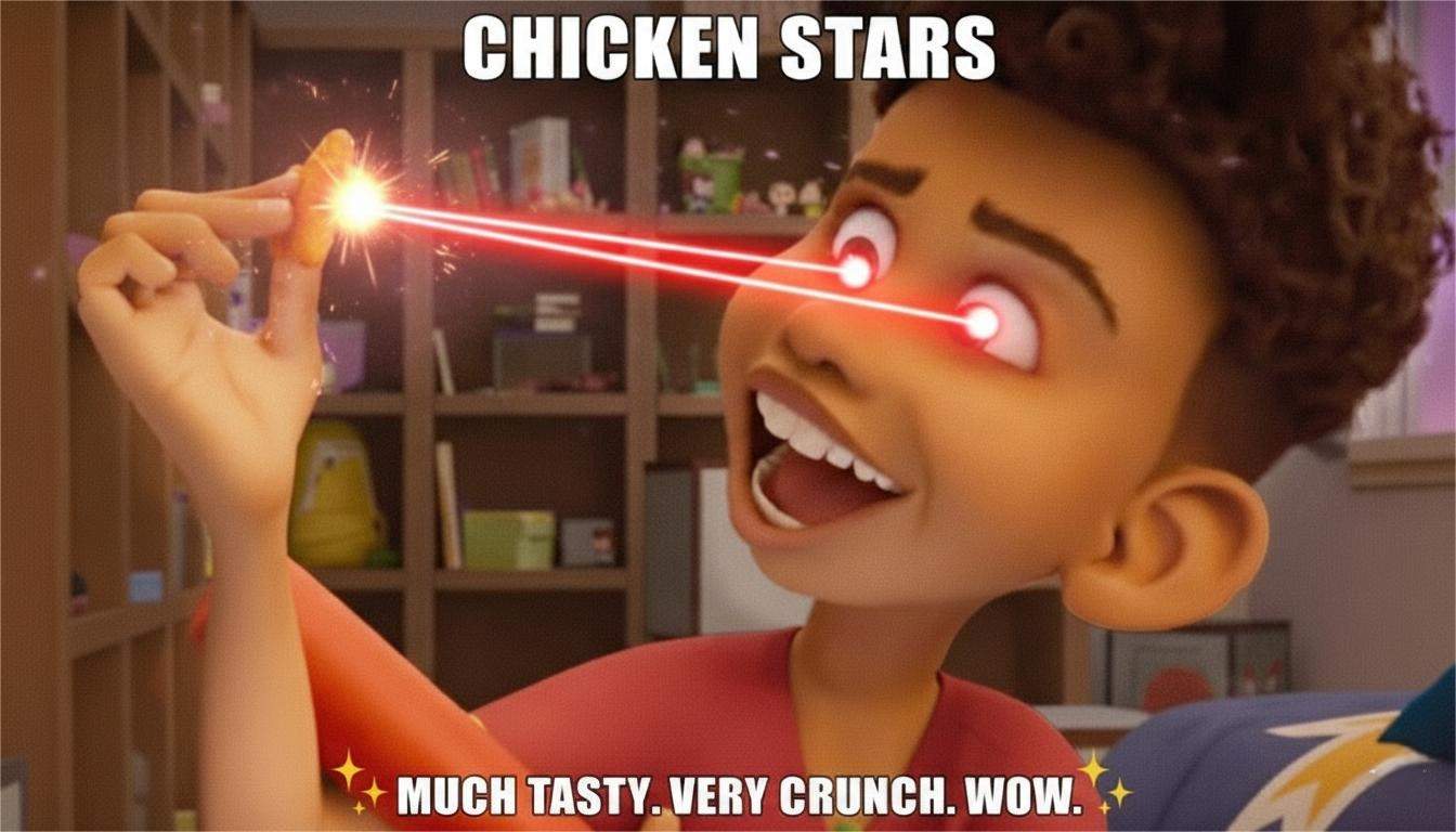 Chicken Stars Meme example 1